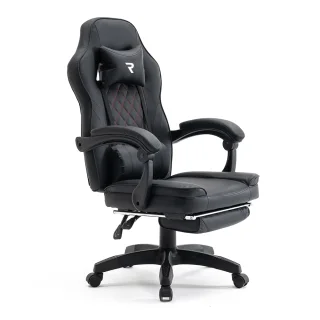 Scaun de gaming, Negru, WF6028 - imagine 9