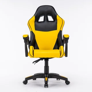 Scaun de gaming, Tron Thrones, Boc-730, Galben/Negru - imagine 3
