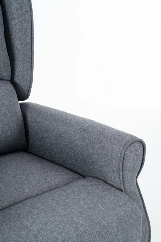 Fotoliu cu Masaj si incalzire, Recliner Electric, Gri Inchis - imagine 19