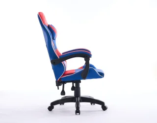 Scaun de Gaming, WF-6050, Albastru/Rosu - imagine 14