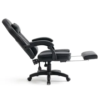 Scaun de gaming, Negru, WF6028 - imagine 5