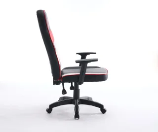 Scaun de Gaming, WF-6049, Negru/Rosu/Alb - imagine 8