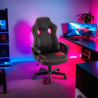 Scaun de gaming, NexaGlide, Red WF-6040 - imagine 3