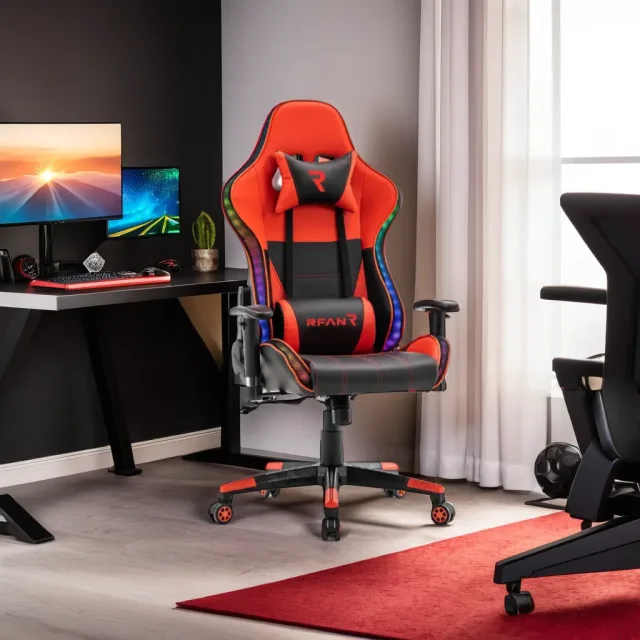 Scaun de gaming, Immersion Chairs, Red BOC-778 - imagine 3
