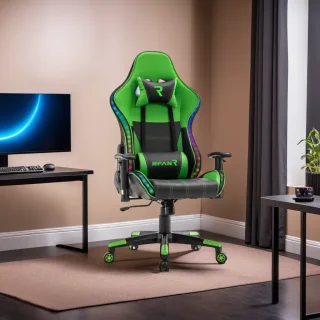 Scaun de gaming, Immersion Chairs, Green BOC-778 - imagine 2