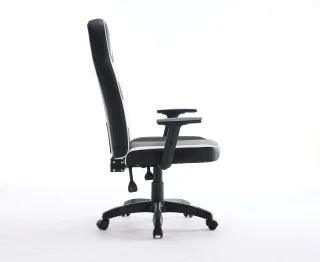 Scaun de Gaming, WF-6049, Negru/Alb - imagine 13