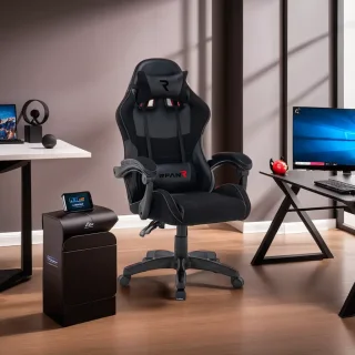 Scaun de gaming, Tron Thrones, Black BOC-730 - imagine 3