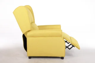 Fotoliu cu Masaj si incalzire, Recliner Electric, Galben - imagine 16