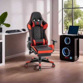 Scaun de gaming, GalacticGlide, Red WF-6039 - imagine 2