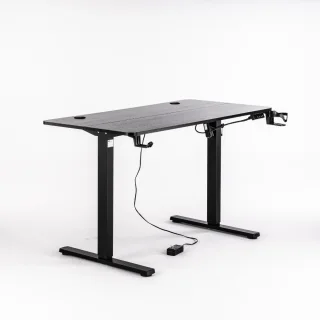 Birou de gaming, 506 negru, 120x60x73cm - imagine 14