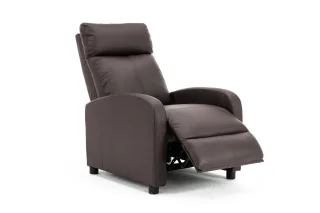 Fotoliu Recliner Premium, Confort Maxim, Design Elegant, Maro - imagine 9