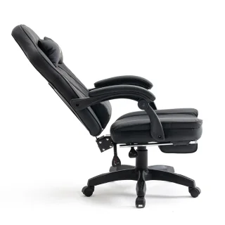 Scaun de gaming, Negru, WF6028 - imagine 6