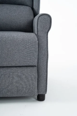 Fotoliu cu Masaj si incalzire, Recliner Electric, Gri Inchis - imagine 6