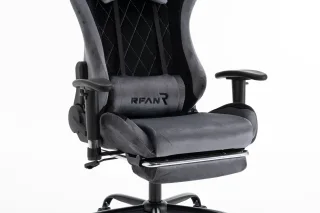 Scaun de gaming, Gri, 613 - imagine 9
