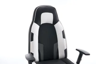 Scaun de Gaming, WF-6049, Negru/Alb - imagine 6