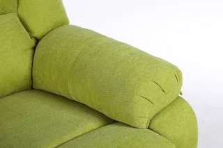Fotoliu cu Masaj și Încălzire, Recliner Electric, Verde - imagine 8