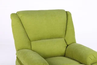 Fotoliu cu Masaj și Încălzire, Recliner Electric, Verde - imagine 7