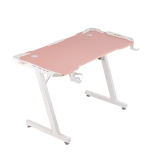 Birou de gaming, 505 pink, 120x60x73cm - imagine 10